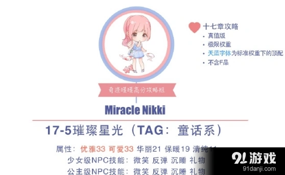 奇迹暖暖18-5公主级S高分详解