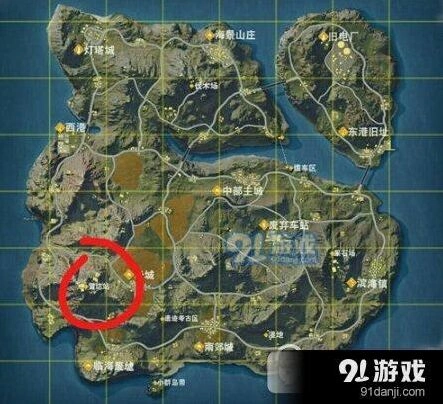 荒野行动雷达站民房攻略