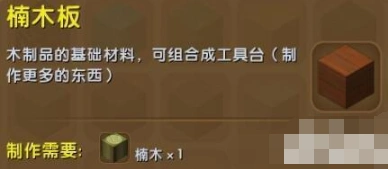 迷你世界楠木板合成技巧指南