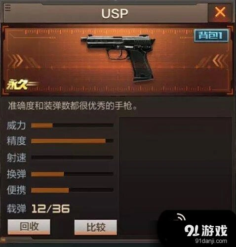 《穿越火线》手游USP副武器攻略指南