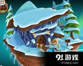 《植物大战僵尸2》冰河世界极寒冰窟地图欣赏