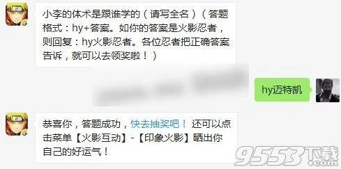 火影忍者手游 小李体术师父迈特凯介绍