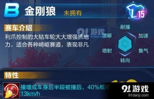 QQ飞车手游金刚狼紫爵优缺点对比