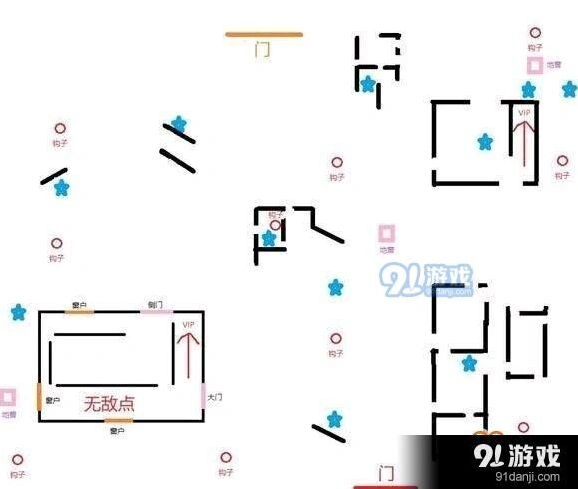 第五人格军工厂地图转点教程