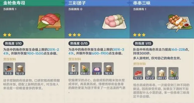《原神》鸟蛋寿司食谱获得方法教程分享