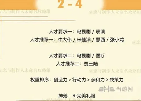 恋与制作人周棋洛2-4拍摄副本完整教程