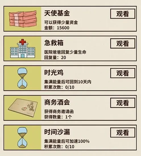 活下去广告刷新时间分享