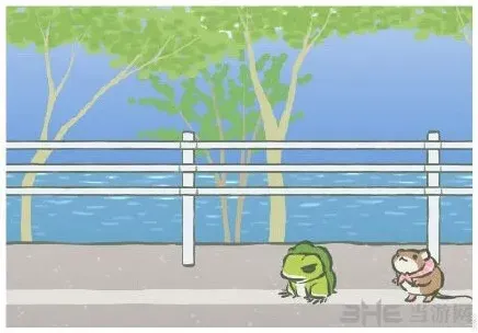 栏杆散步明信片详细攻略
