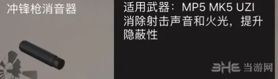 荒野行动冲锋枪消音器作用说明