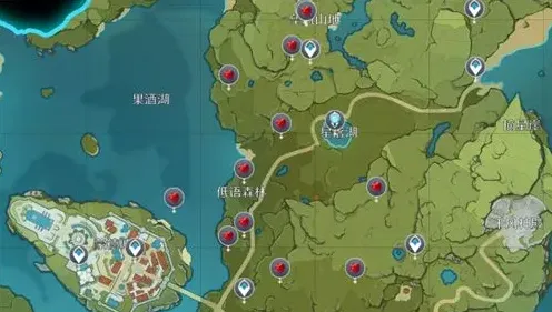 原神苹果分布地点全览