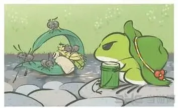 旅行青蛙稀有明信片河边打水详解