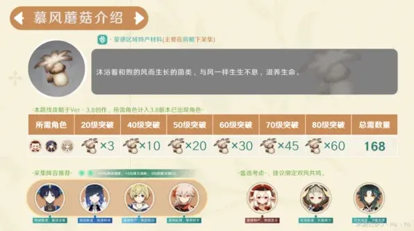 原神慕风蘑菇采集路线玩法攻略