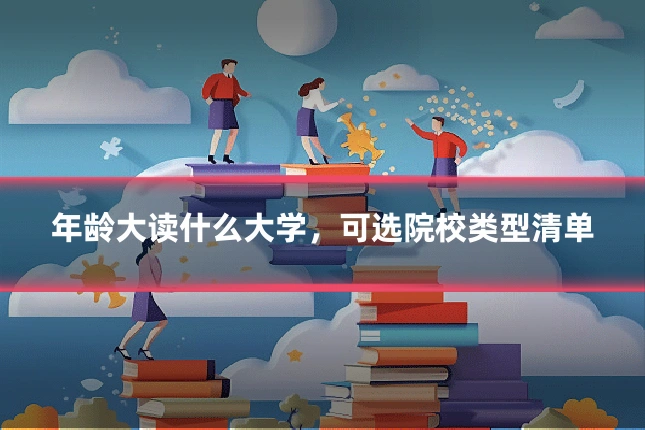 年龄大读什么大学，可选院校类型清单