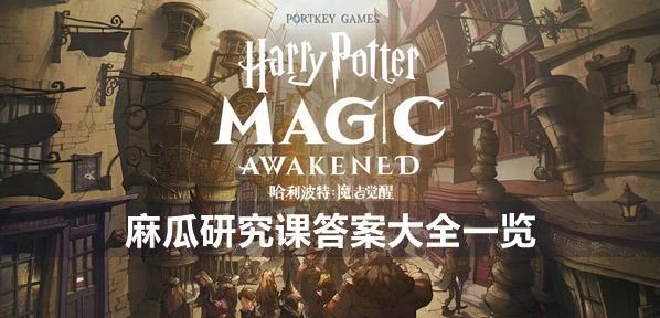 哈利波特麻瓜研究课题目答案合集