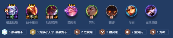 金铲铲之战怒翼重骑诺姆希阵容思路