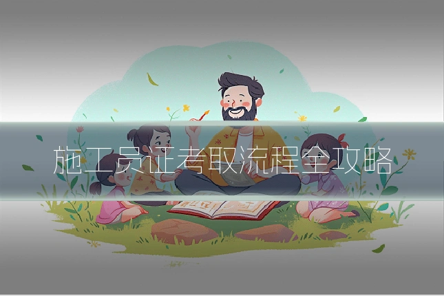 施工员证考取流程全攻略