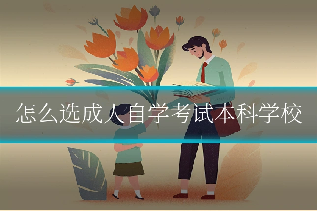 怎么选成人自学考试本科学校