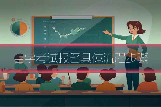 自学考试报名具体流程步骤
