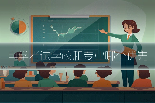 自学考试学校和专业哪个优先