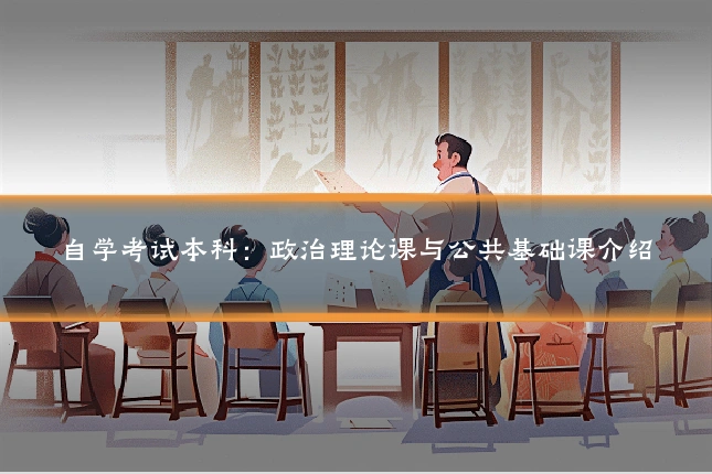 自学考试本科：政治理论课与公共基础课介绍