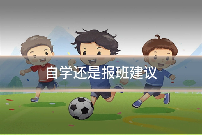 自学还是报班建议