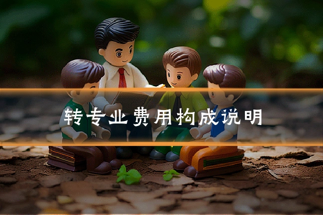 转专业费用构成说明