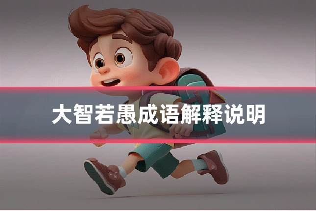 大智若愚成语解释说明