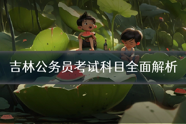 吉林公务员考试科目全面解析