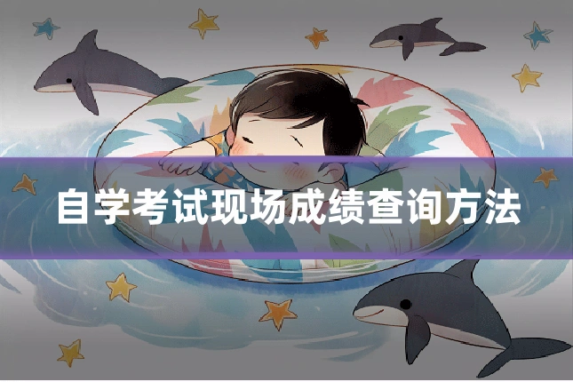 自学考试现场成绩查询方法