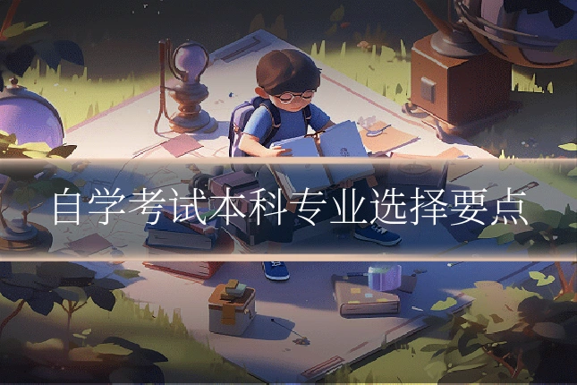 自学考试本科专业选择要点