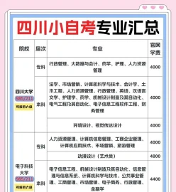 四川小自考