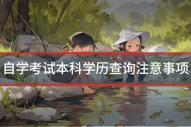 自学考试本科学历查询注意事项