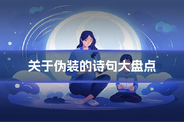 关于伪装的诗句大盘点