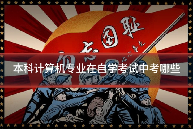 本科计算机专业在自学考试中考哪些