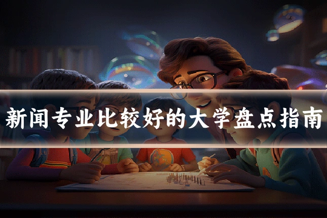 新闻专业比较好的大学盘点指南