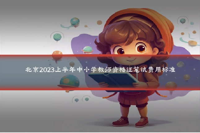北京2023上半年中小学教师资格证笔试费用标准