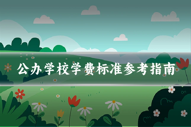 公办学校学费标准参考指南