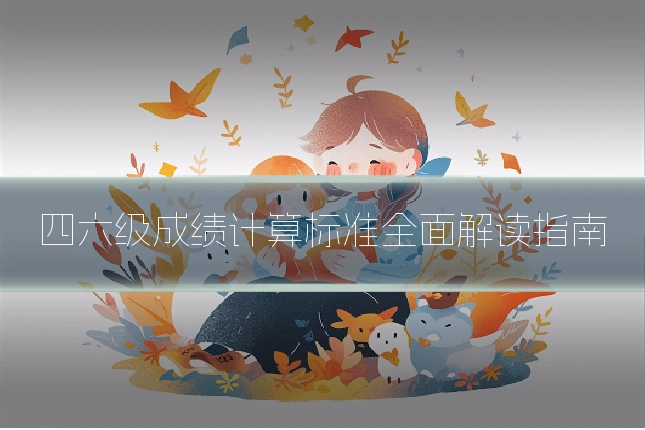 四六级成绩计算标准全面解读指南