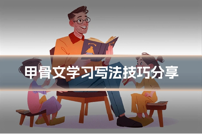 甲骨文学习写法技巧分享
