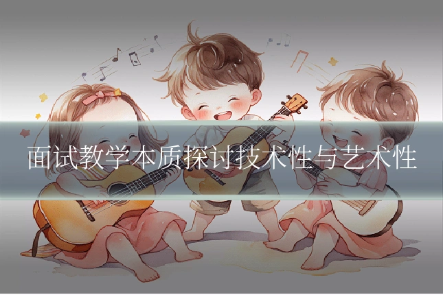 面试教学本质探讨技术性与艺术性