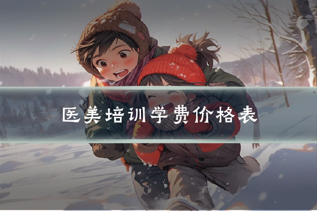 医美培训学费价格表