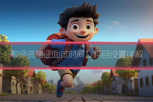 教师资格证面试时间及科目设置详解