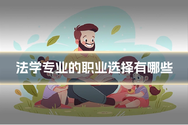 法学专业的职业选择有哪些