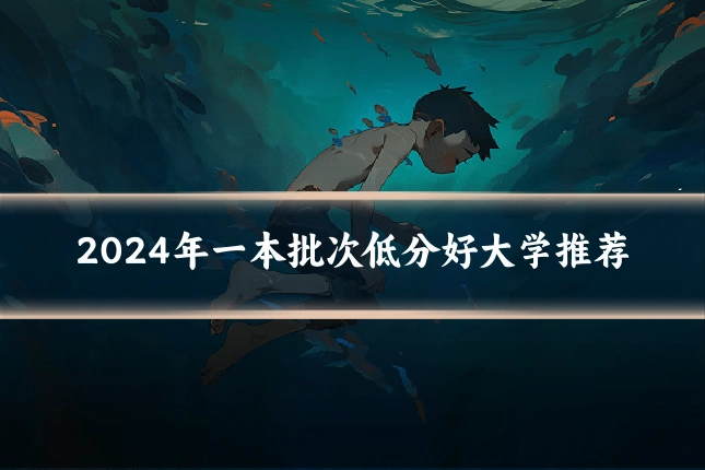 2024年一本批次低分好大学推荐
