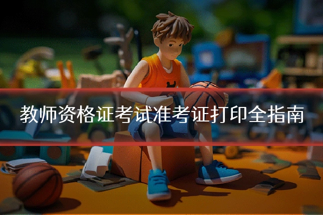 教师资格证考试准考证打印全指南