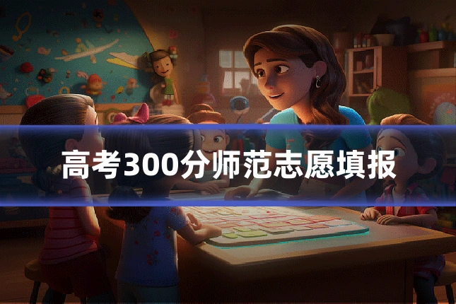 高考300分师范志愿填报