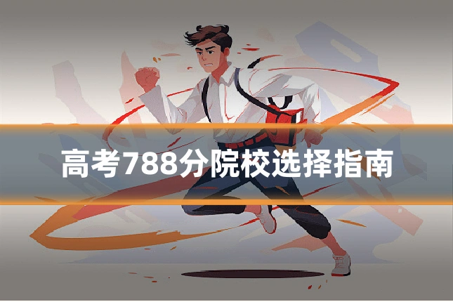 高考788分院校选择指南