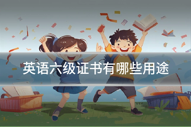 英语六级证书有哪些用途