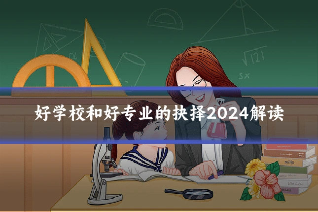 好学校和好专业的抉择2024解读