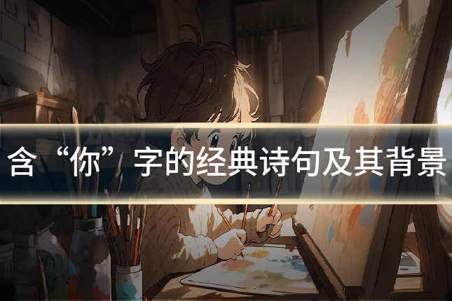 含“你”字的经典诗句及其背景